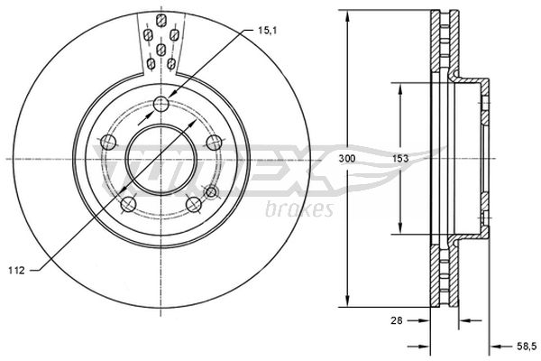 TOMEX Brakes TX 72-31...